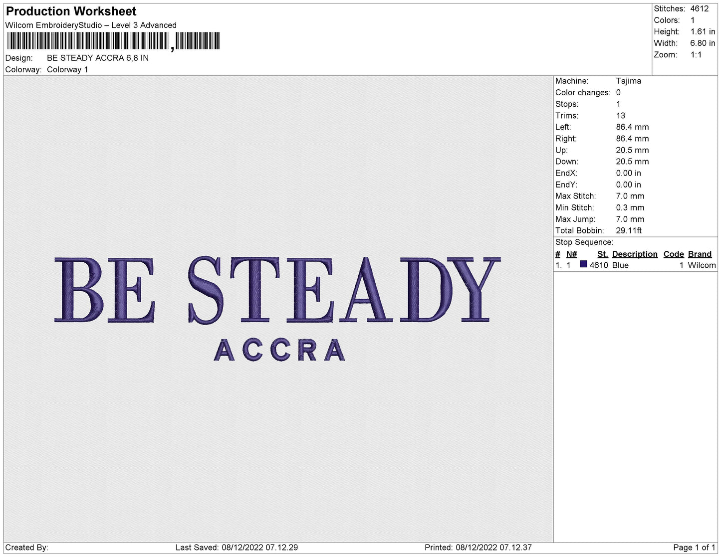 BE STEADY ACCRA