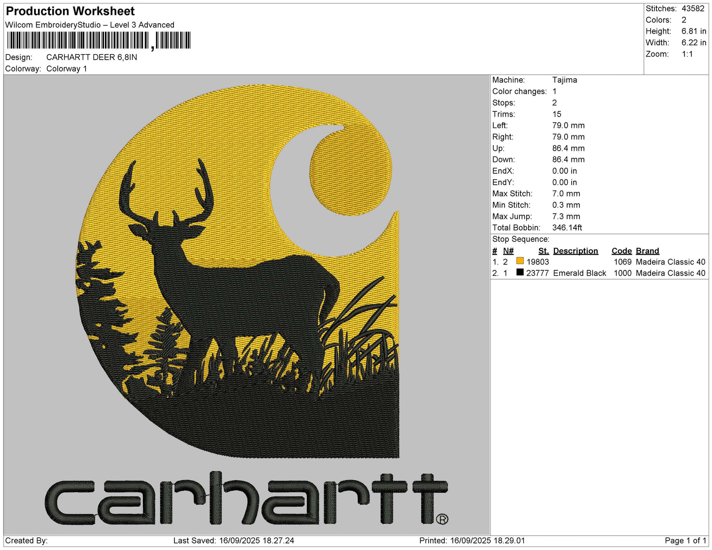 CARHARTT DEER