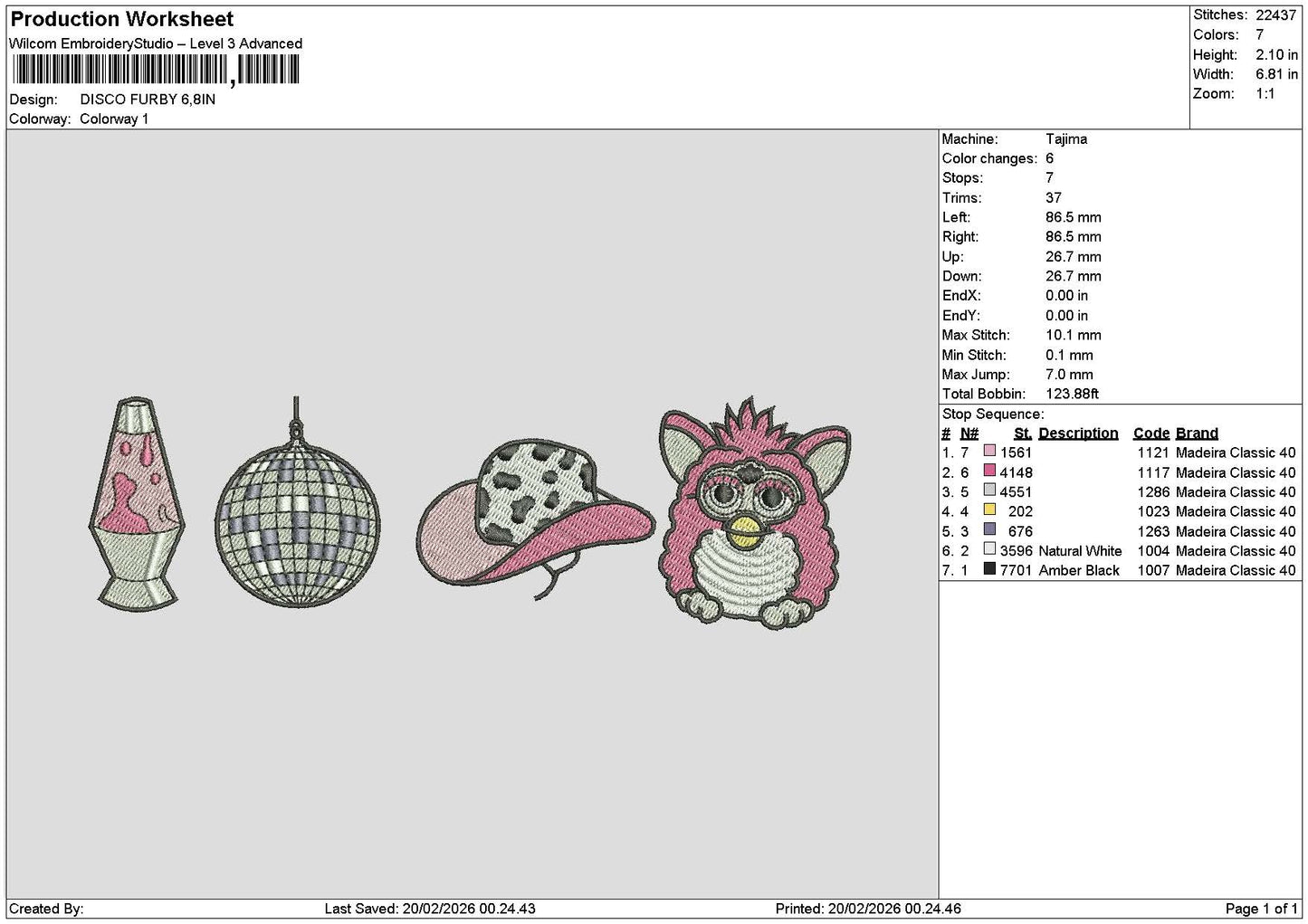 Hat Icons 1902 Embroidery File 6 sizes