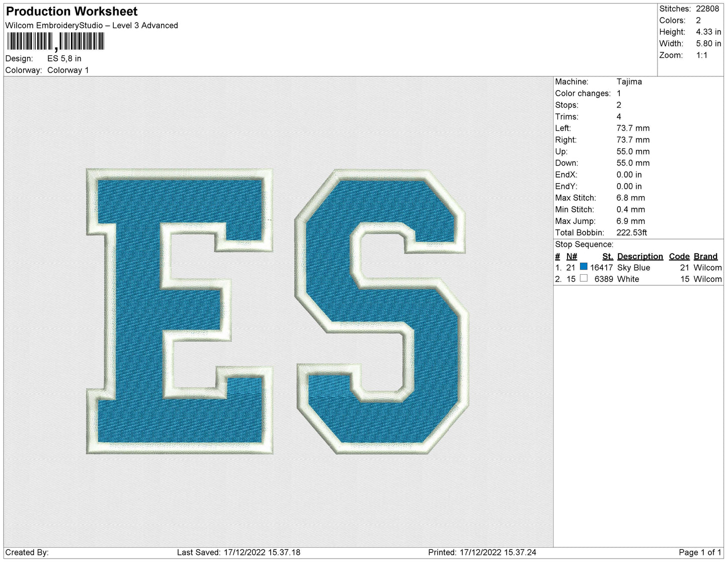 ES Embroidery