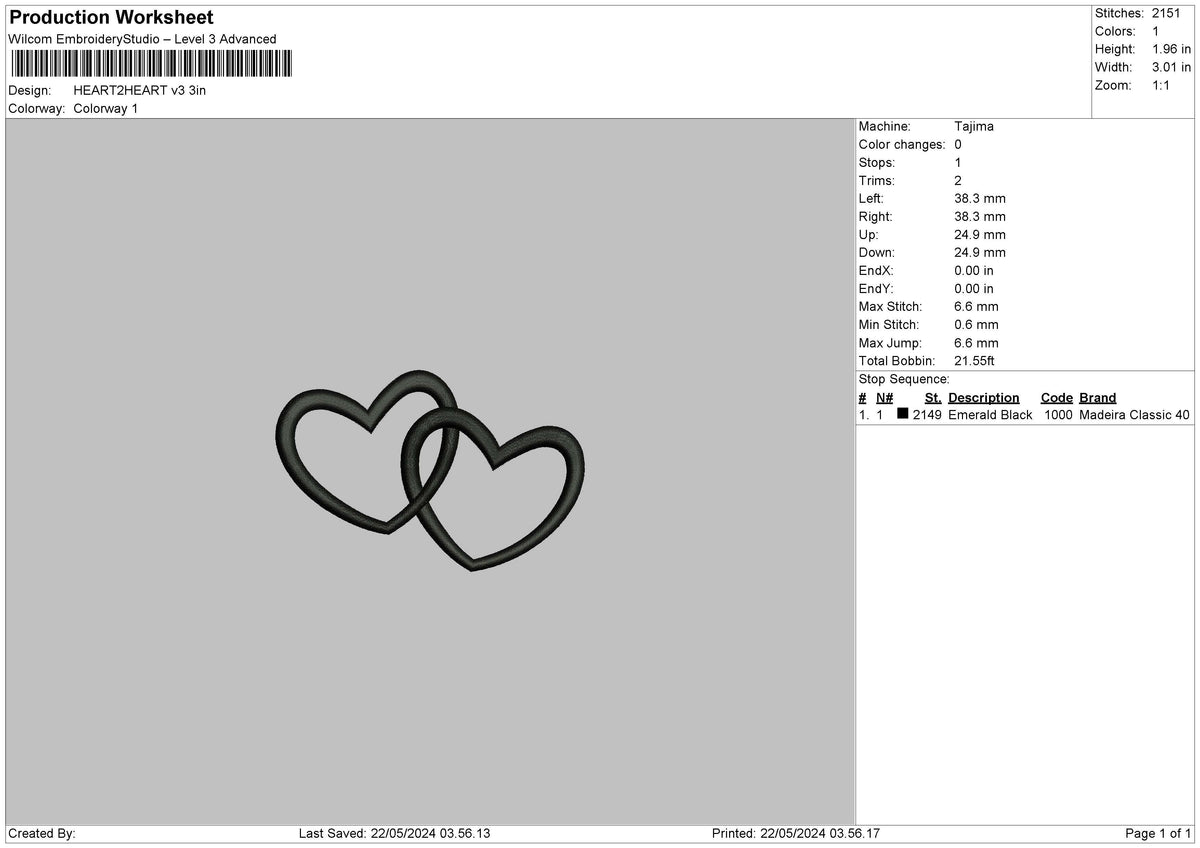 Heart text V3 Embroidery File 6 sizes