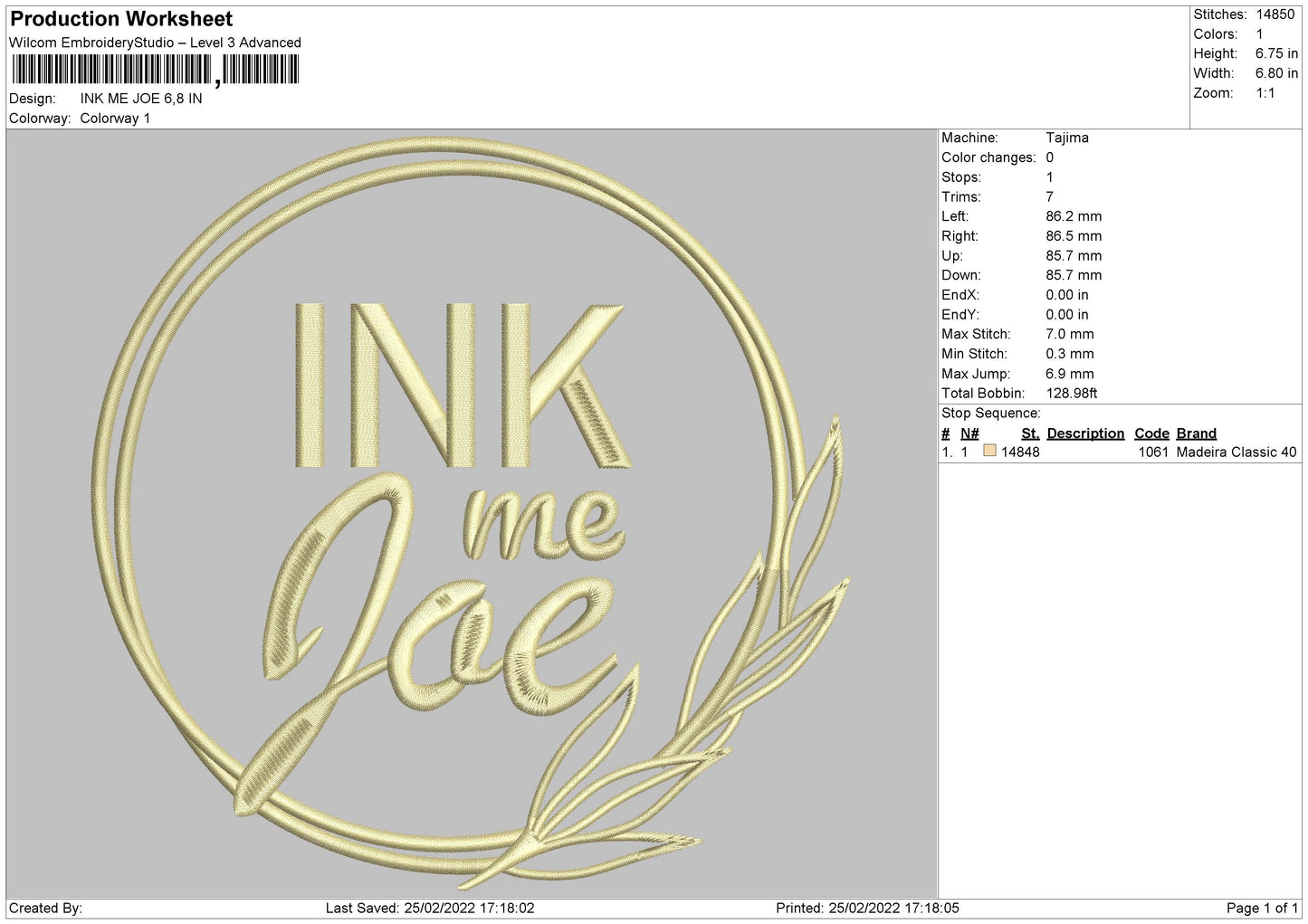 Ink Me Joe