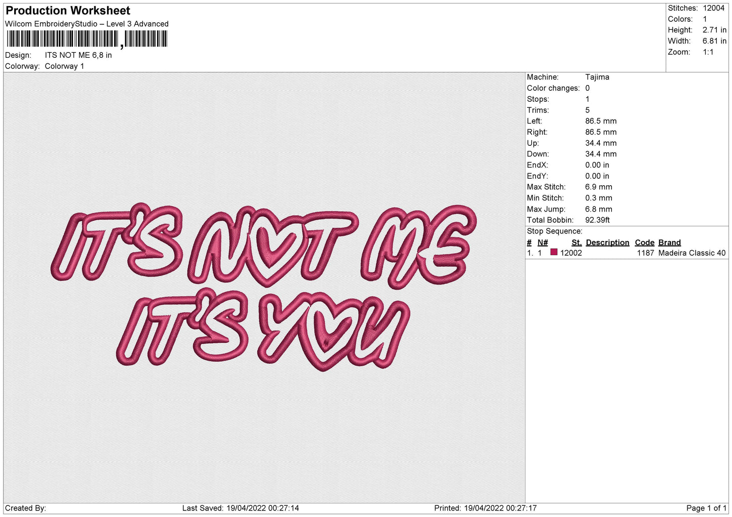 Its Not Me