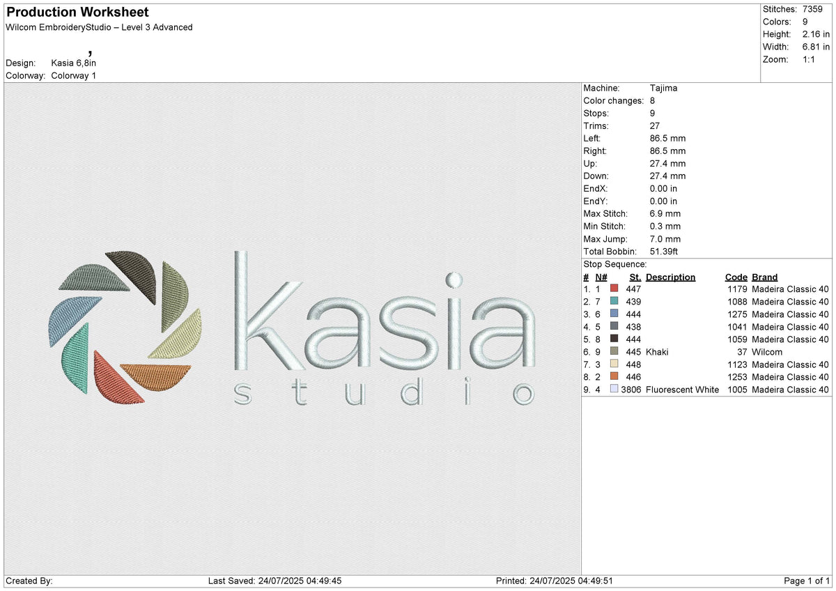 Kasia Embroidery File 6 size