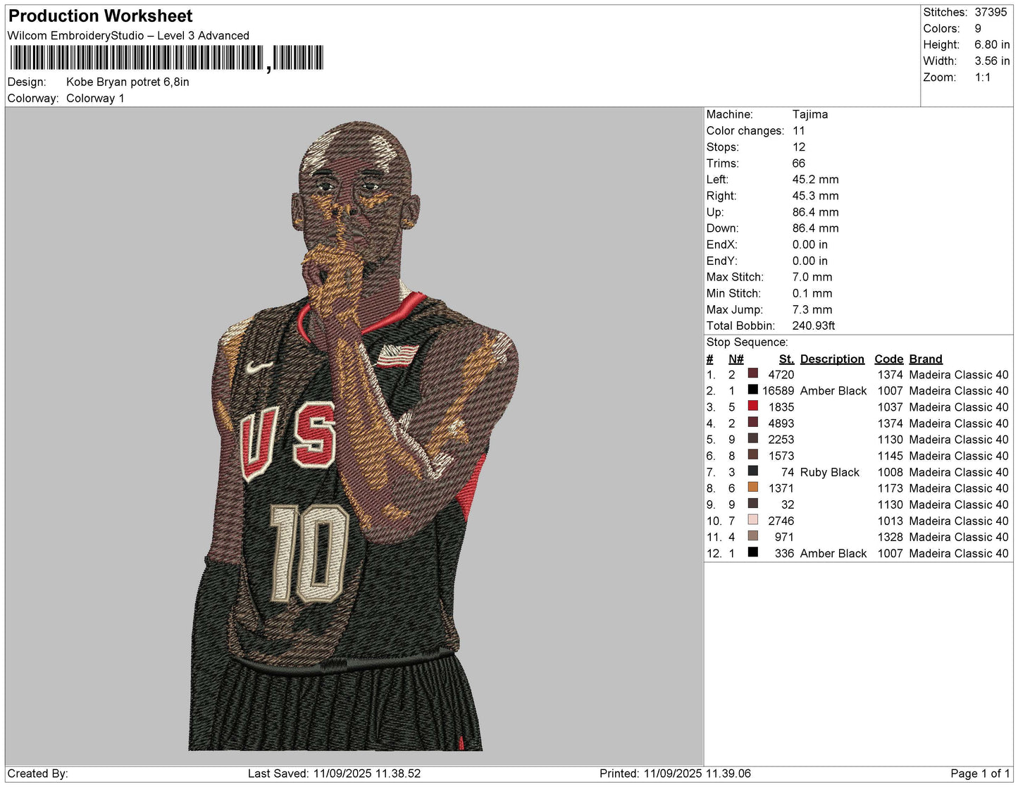 Kobe Bryan potret
