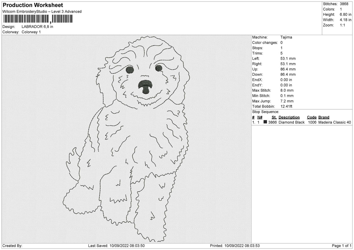 LABRADOR Embroidery