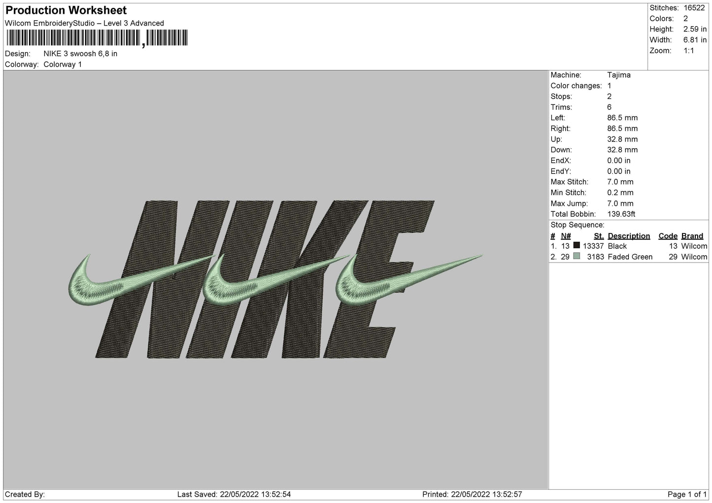 Nike 3 Swoosh