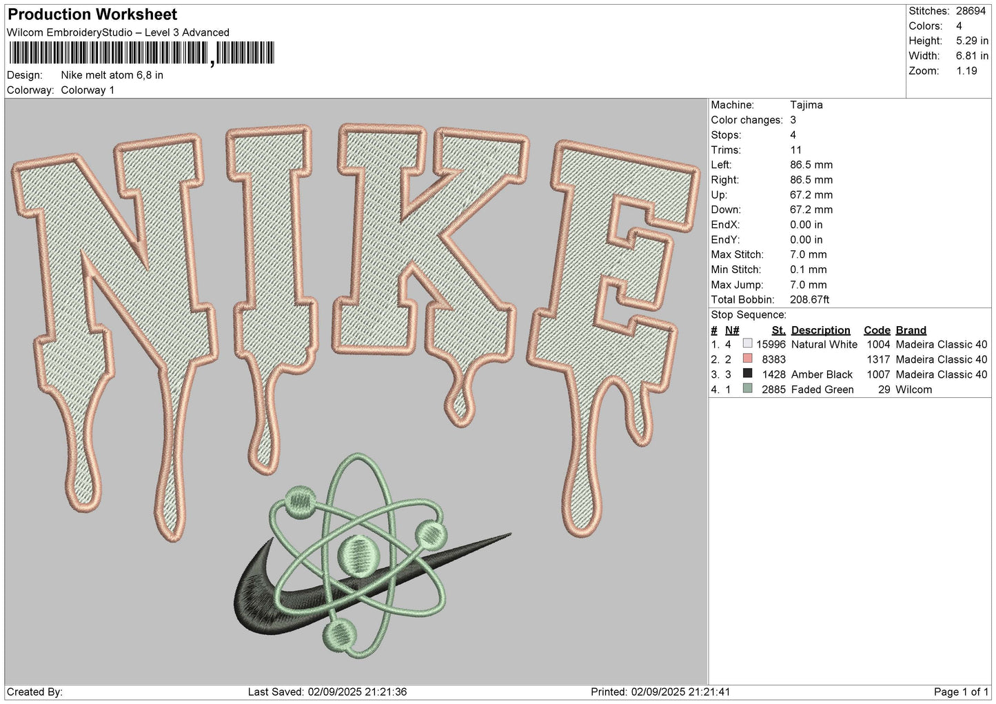 Nike Melt Atom