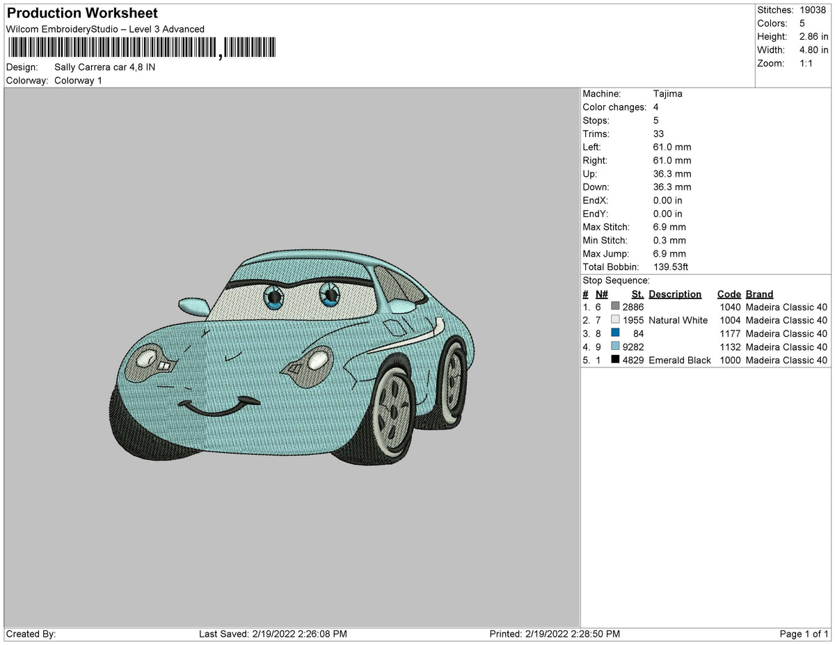 Sally Carrera cars