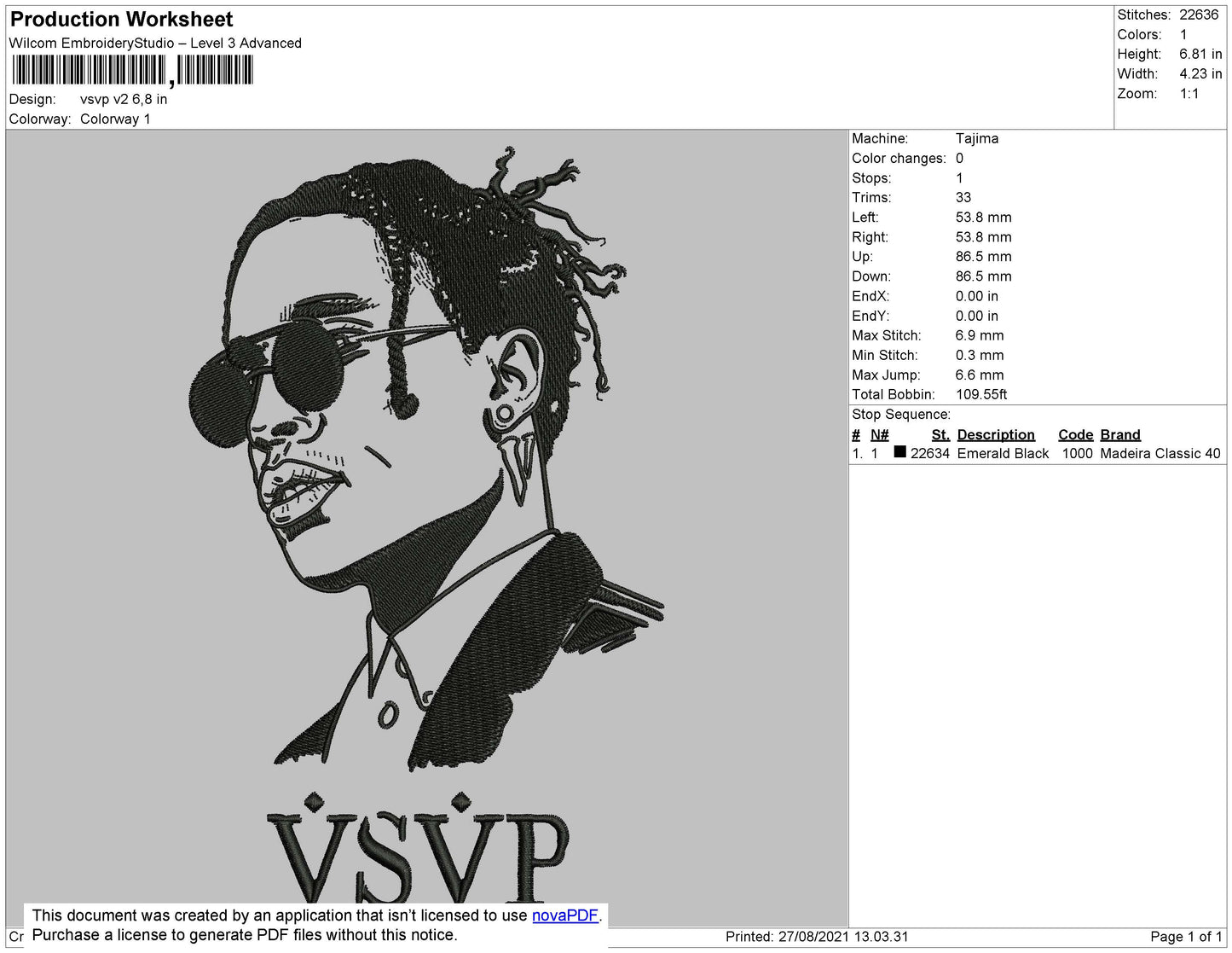 VSVP V2 Embroidery