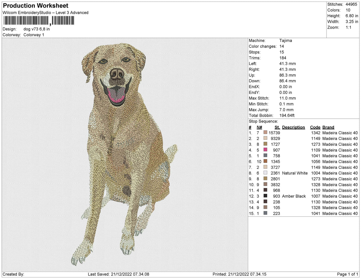 dog v73