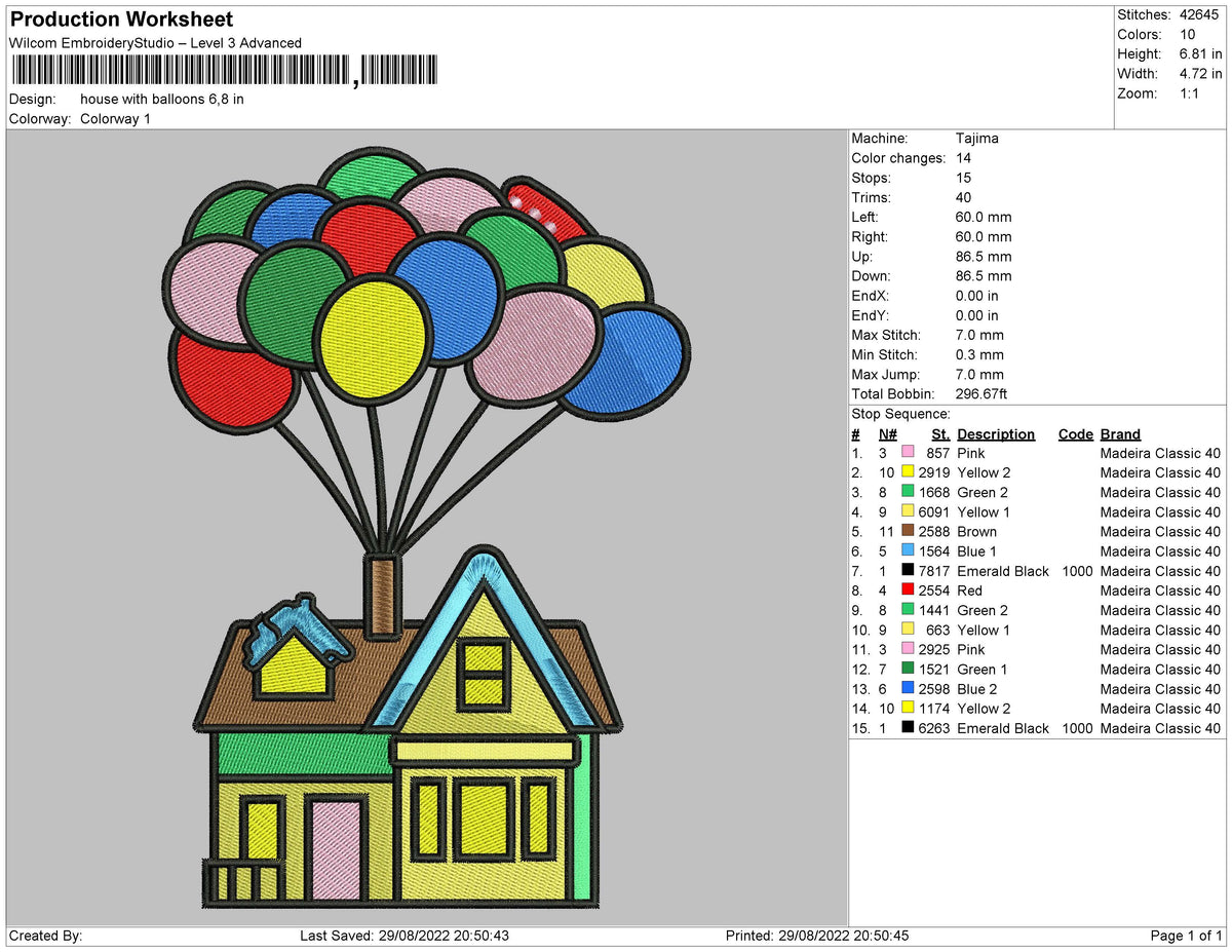 House With Ballooons