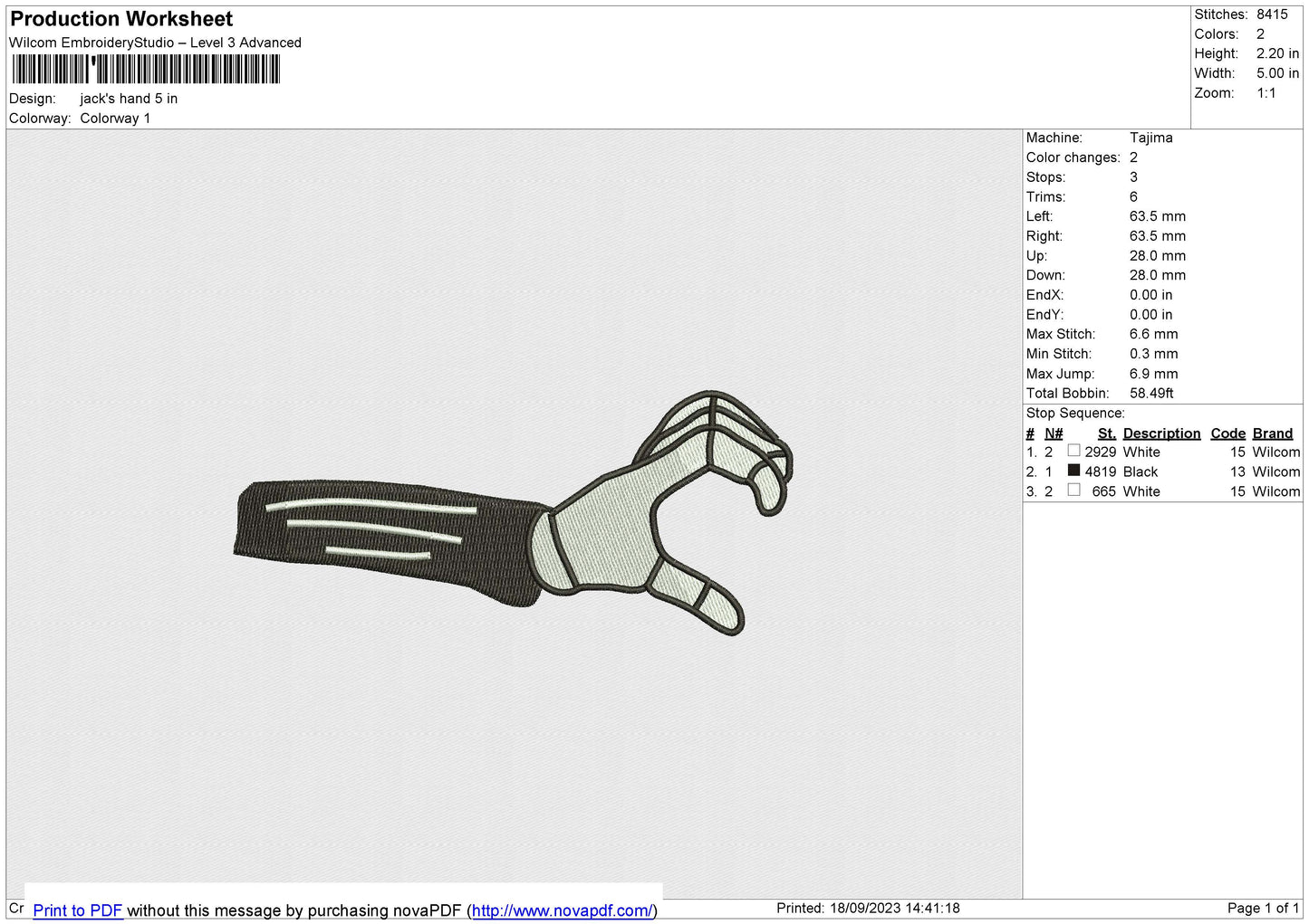 Jack's Embroidery File 6 size
