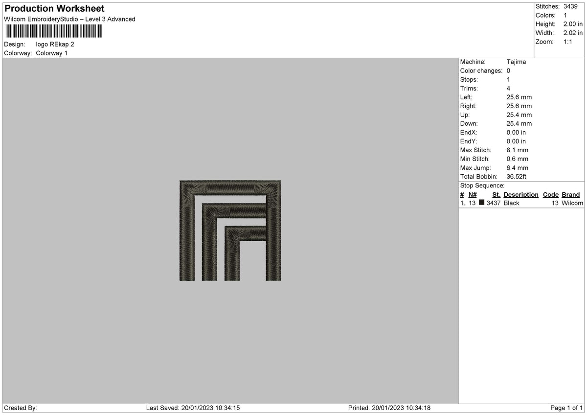 Rekap Lg Embroidery File 6 sizes