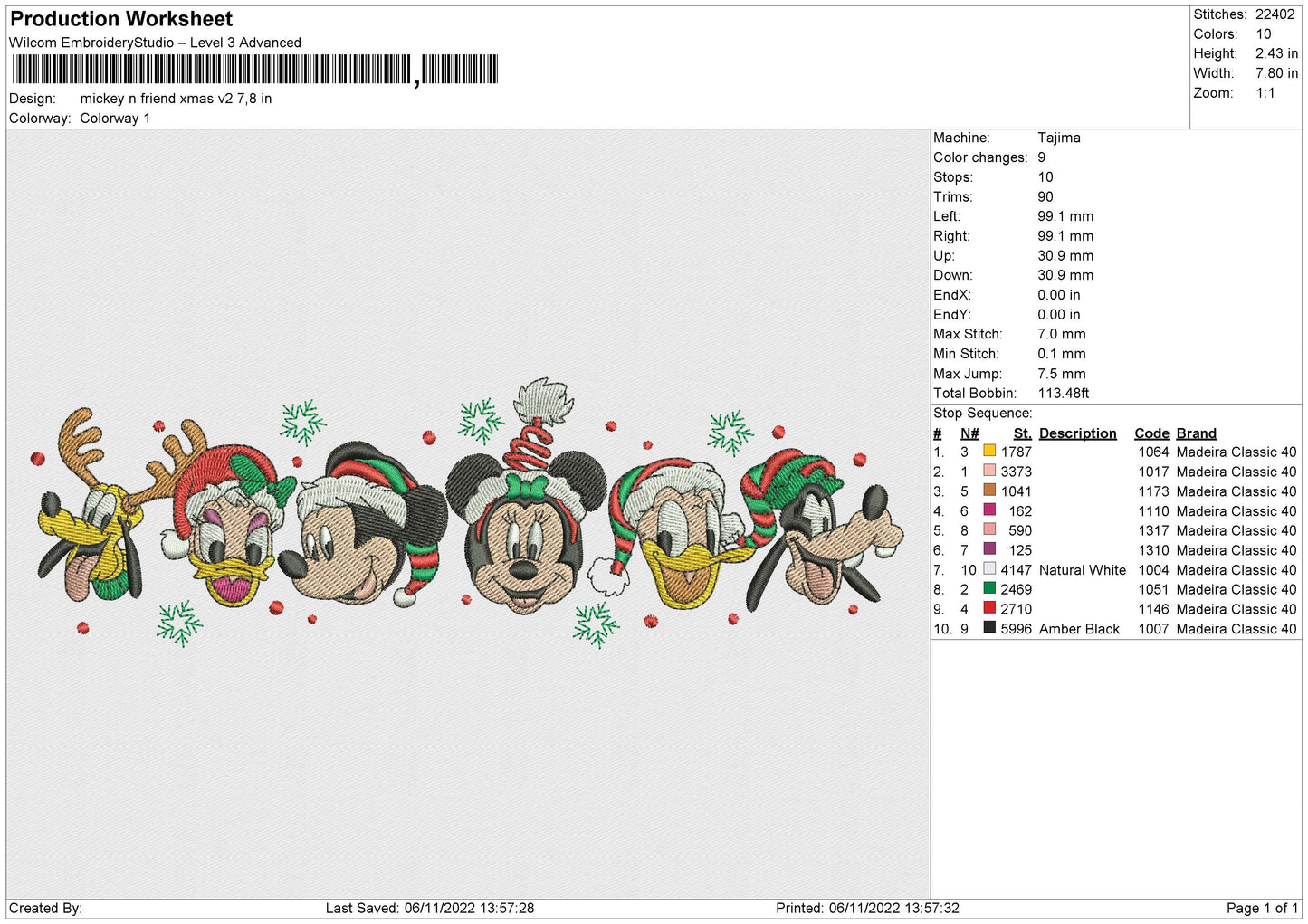 Mickey N Friends Xmas V2