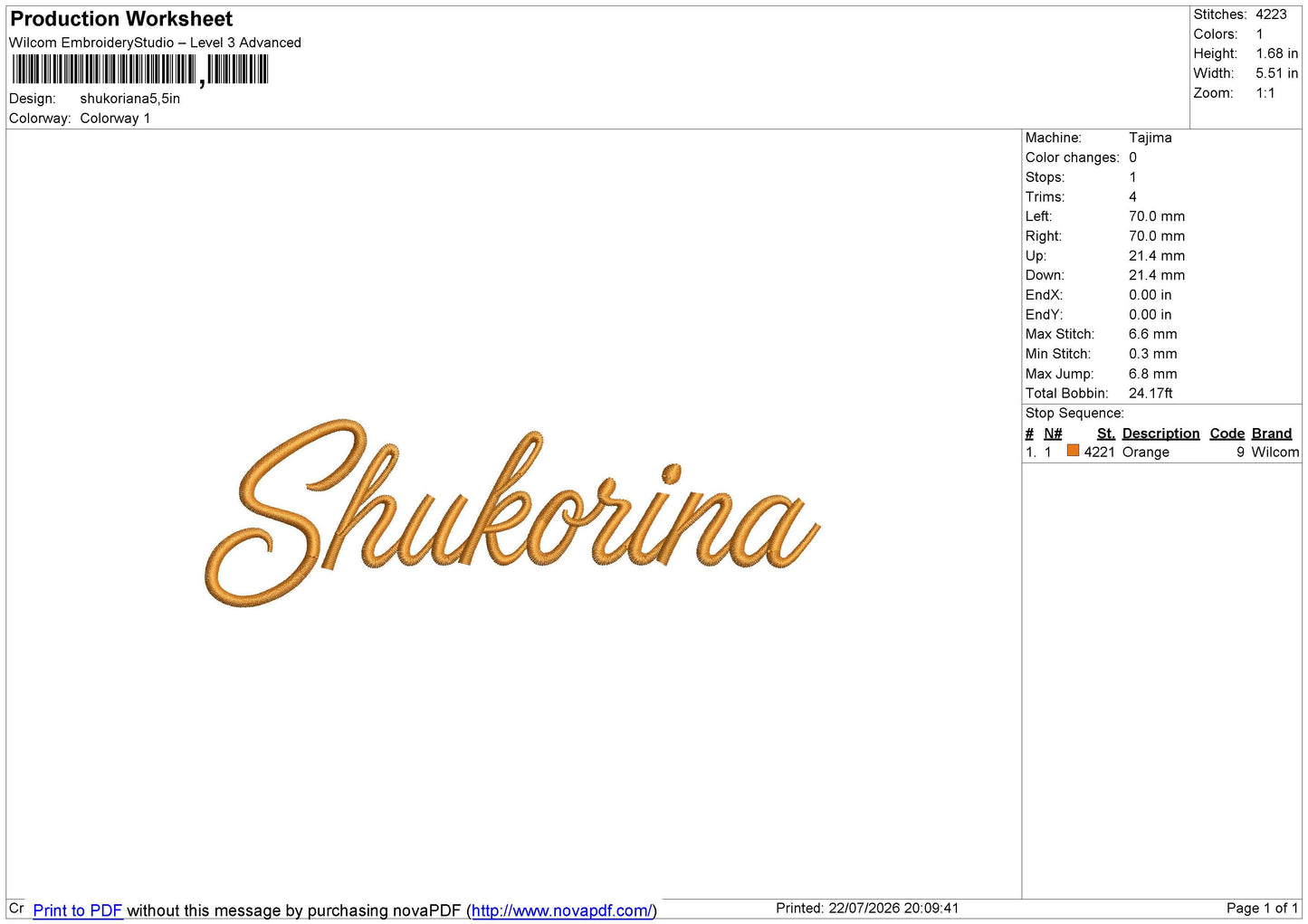 Shukoriana Embroidery File 6 size
