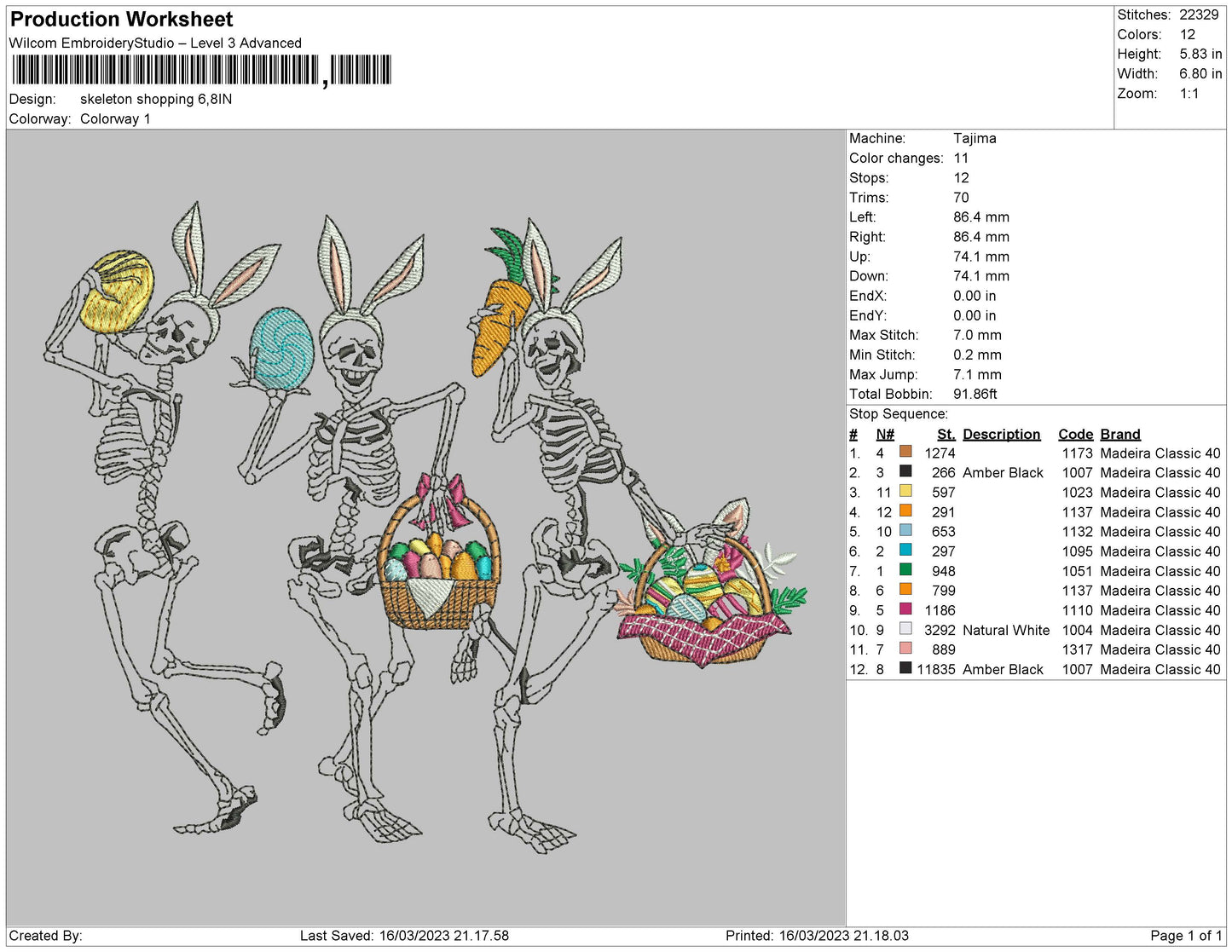 skeleton shopping