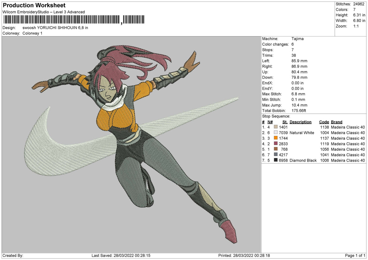 Swoosh Yoruichi Shihoin
