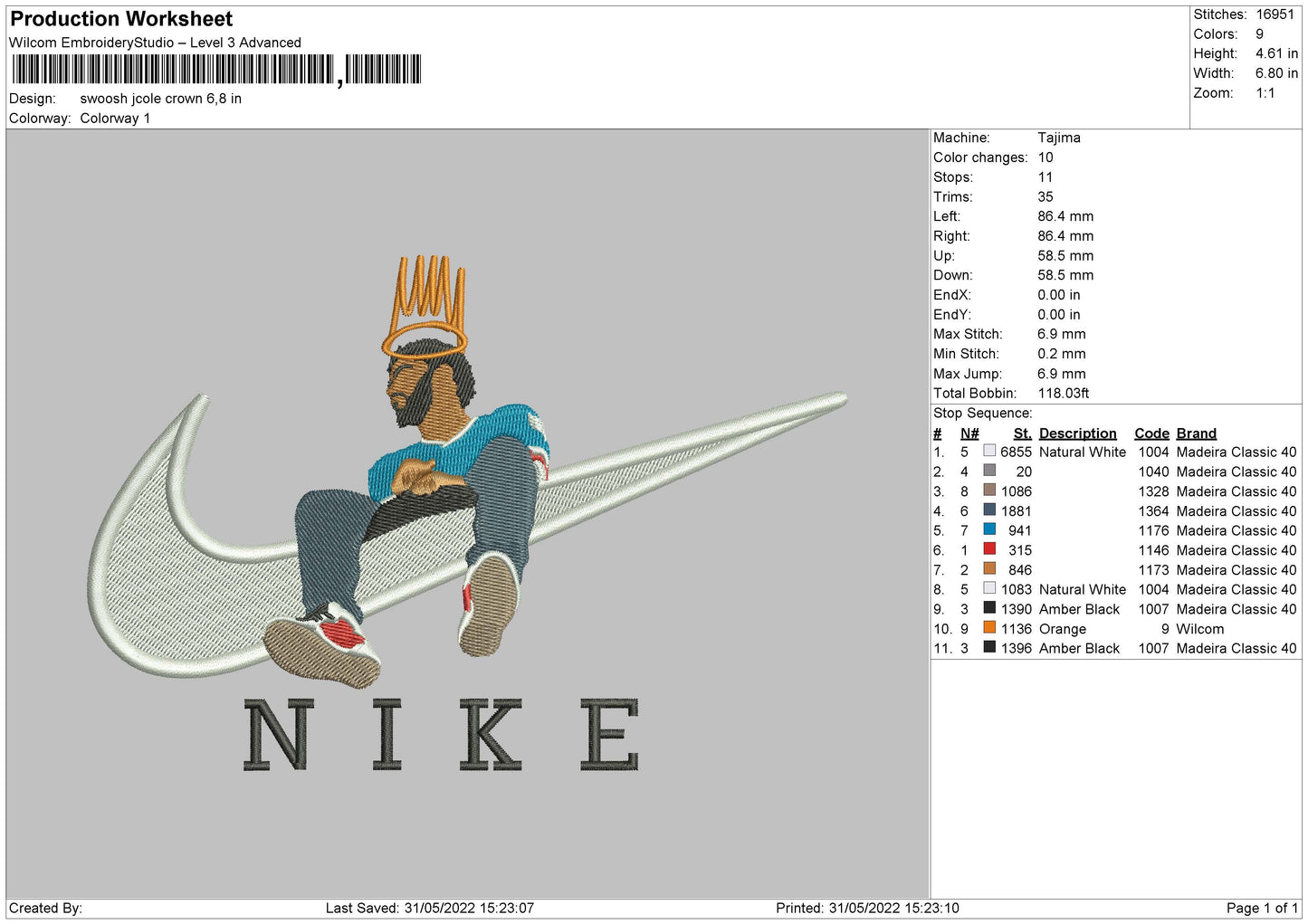 Swoosh Jcole Crown