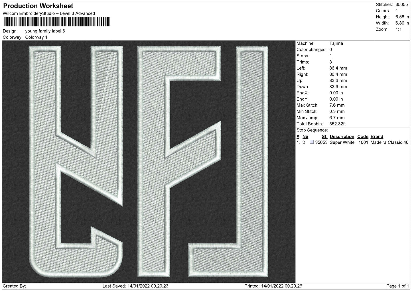 Young Family Label