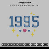 1995embro Embroidery File 6 sizes