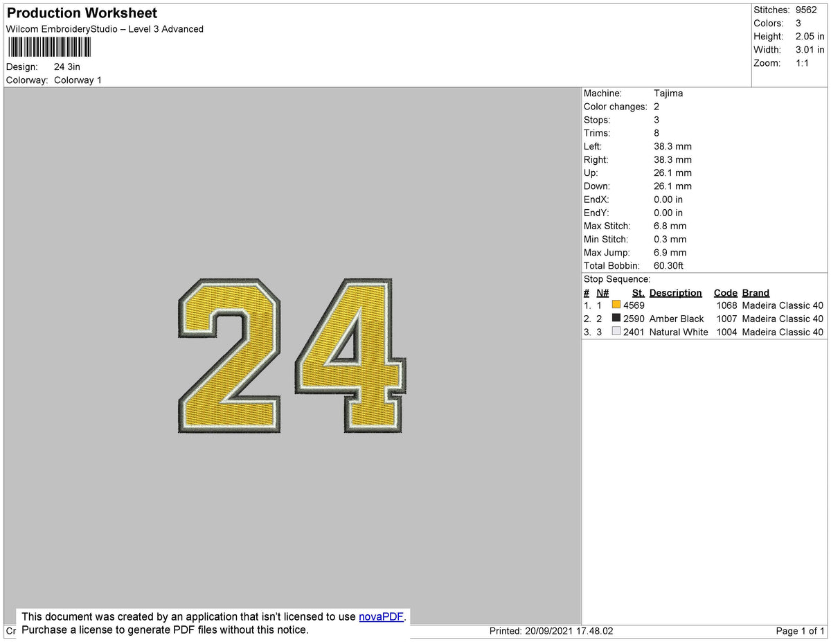 24 Embroidery File