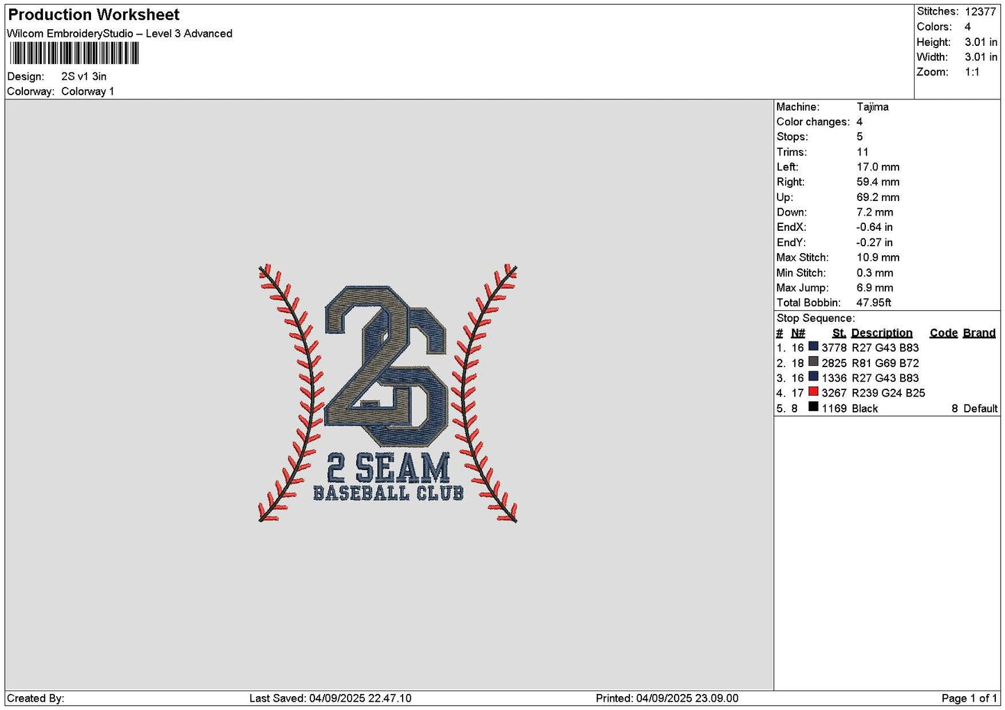 2stext V1 Embroidery File 6 sizes
