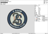 2stext V2 Embroidery File 6 sizes