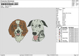 2dogs 1012 Embroidery File 6 sizes