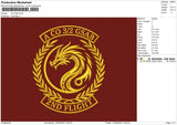2nd flight Embroidery File 6 sizes
