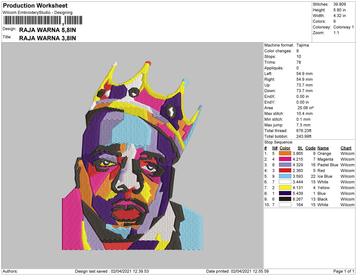 A King Embroidery