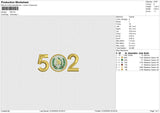502 Embroidery File 6 size