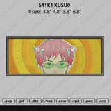 Saiki Kusuo Rectangle Embroidery