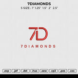 7DIAMONDS Embroidery
