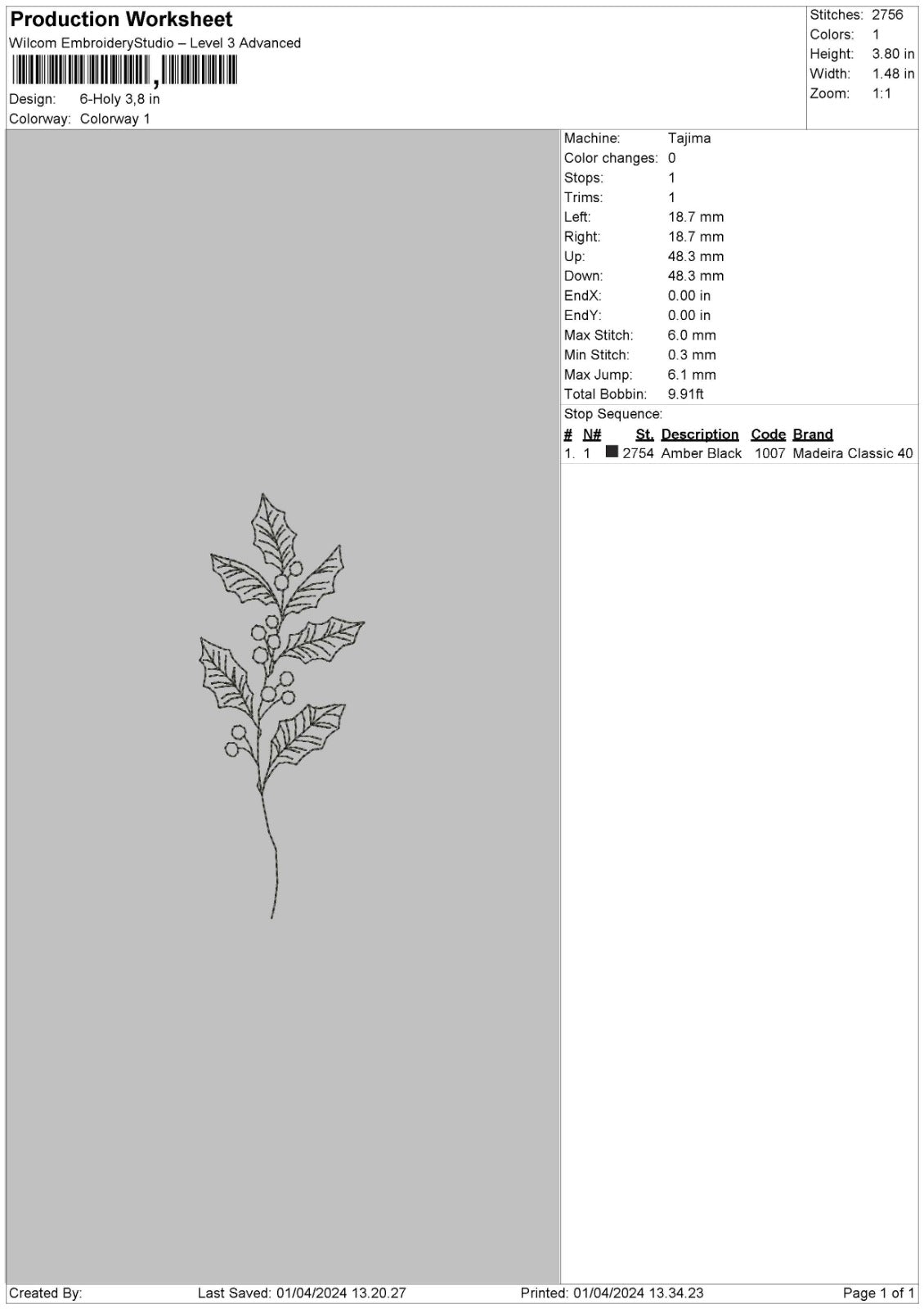 Flowers Pt1 separated 6 Files Embroidery