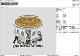 Abolishtext Embroidery File 6 sizes