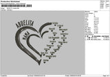 Abuelitatext Embroidery File 6 sizes