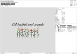 Flowers 0502 Embroidery File 6 sizes