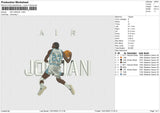 AIR JORDAN 100125 Embroidery File 6 size