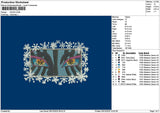 Akazasnow Embroidery File 6 sizes