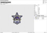 ALL STAR GAME Embroidery File 6 size