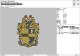 Gold Logo Embroiderry File 6 sizes