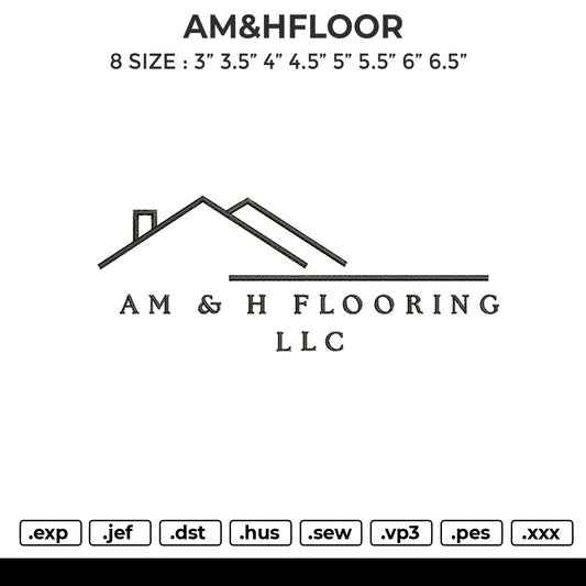 AM&HFLOOR Embroidery File 6 size