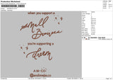 Text 0810 Embroidery File 6 sizes