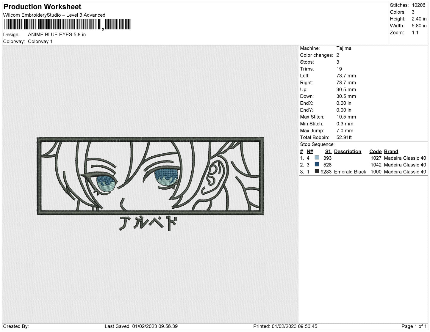 ANIME BLUE EYES