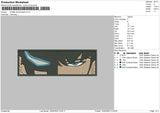 Rectangle Demon S Embroidery File 6 sizes