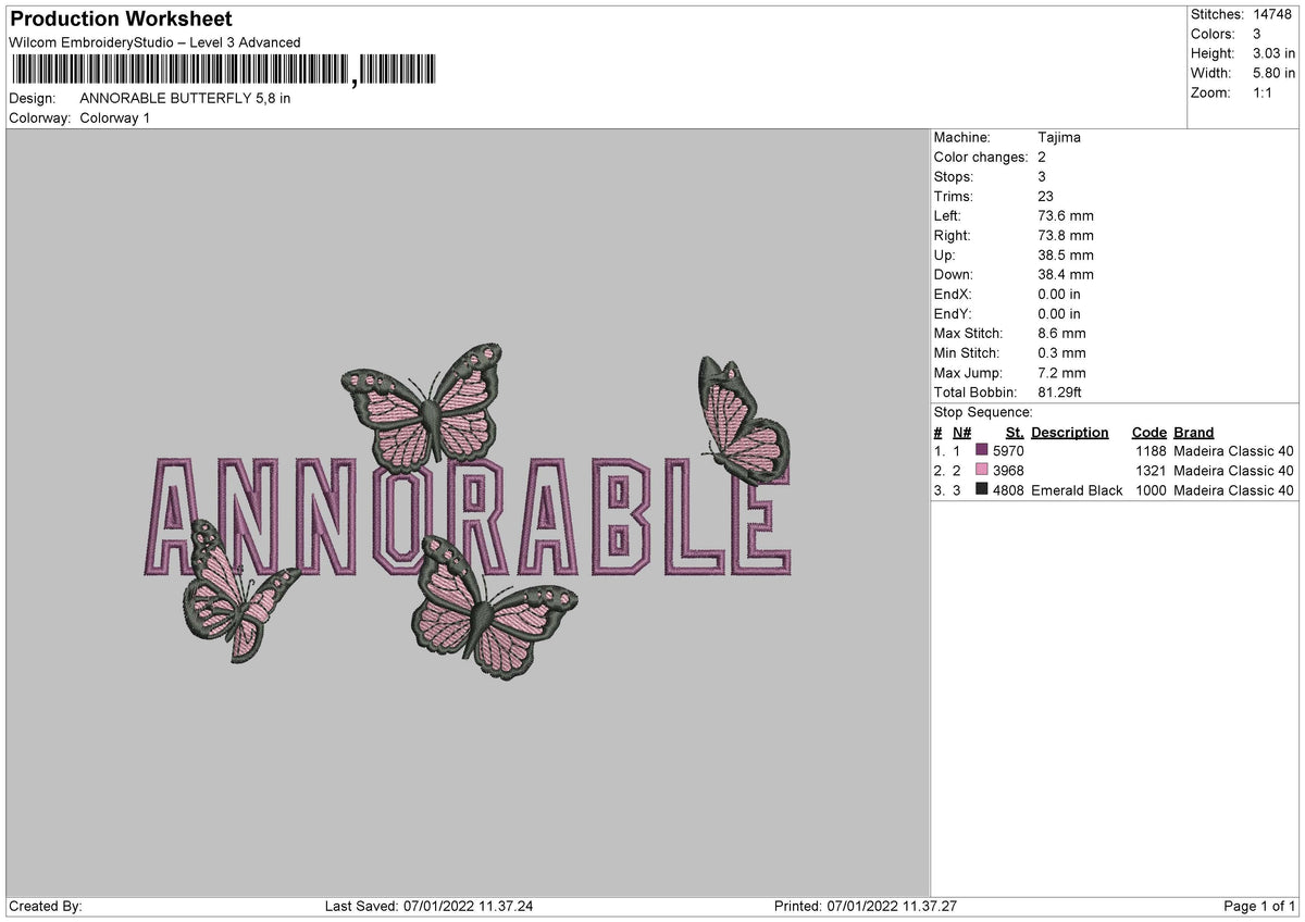 Annorable Butterfly