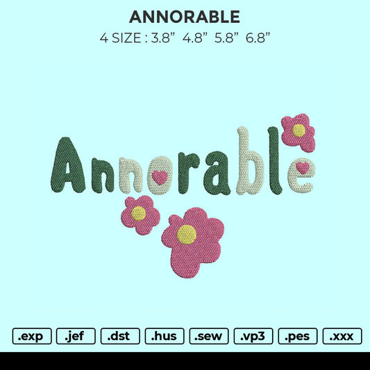 Annorable Embroidery