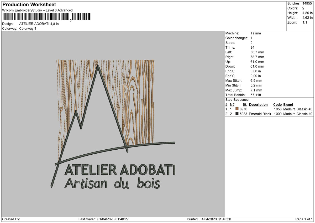 Atlier A Embroidery
