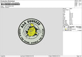Squeezecircle Embroidery File 6 sizes